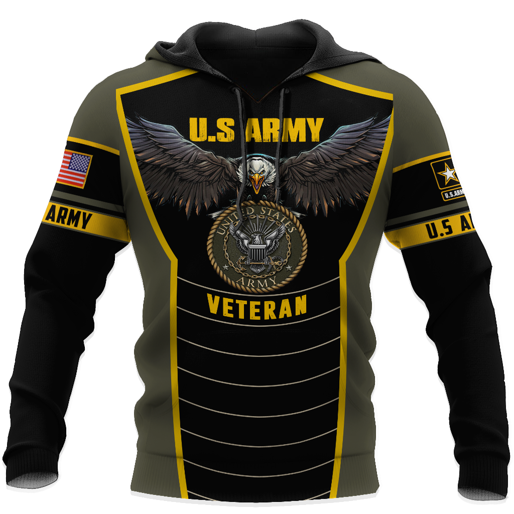 U.S Army veteran Eagle Pride design 3d print shirts VP20012101