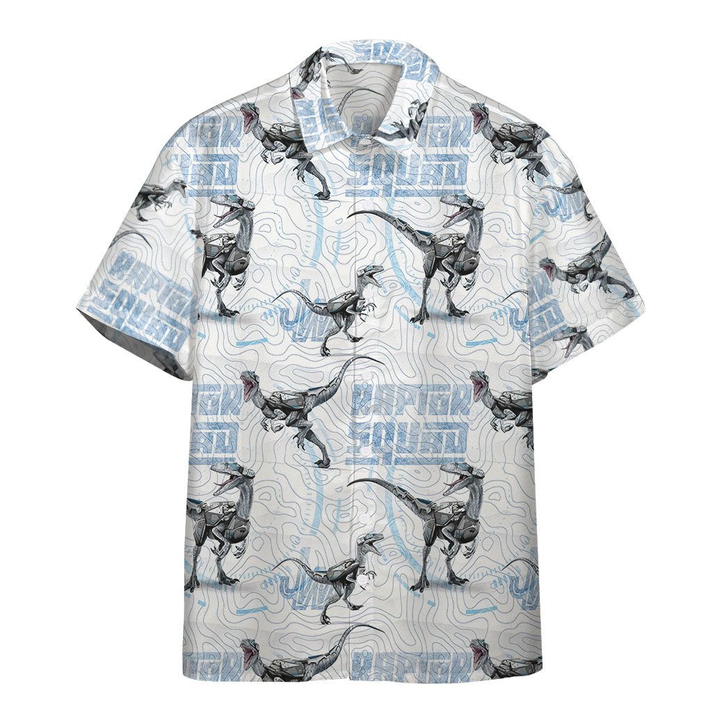 Gearhumans Raptor Squad Custom Hawaii Shirt Ha94548