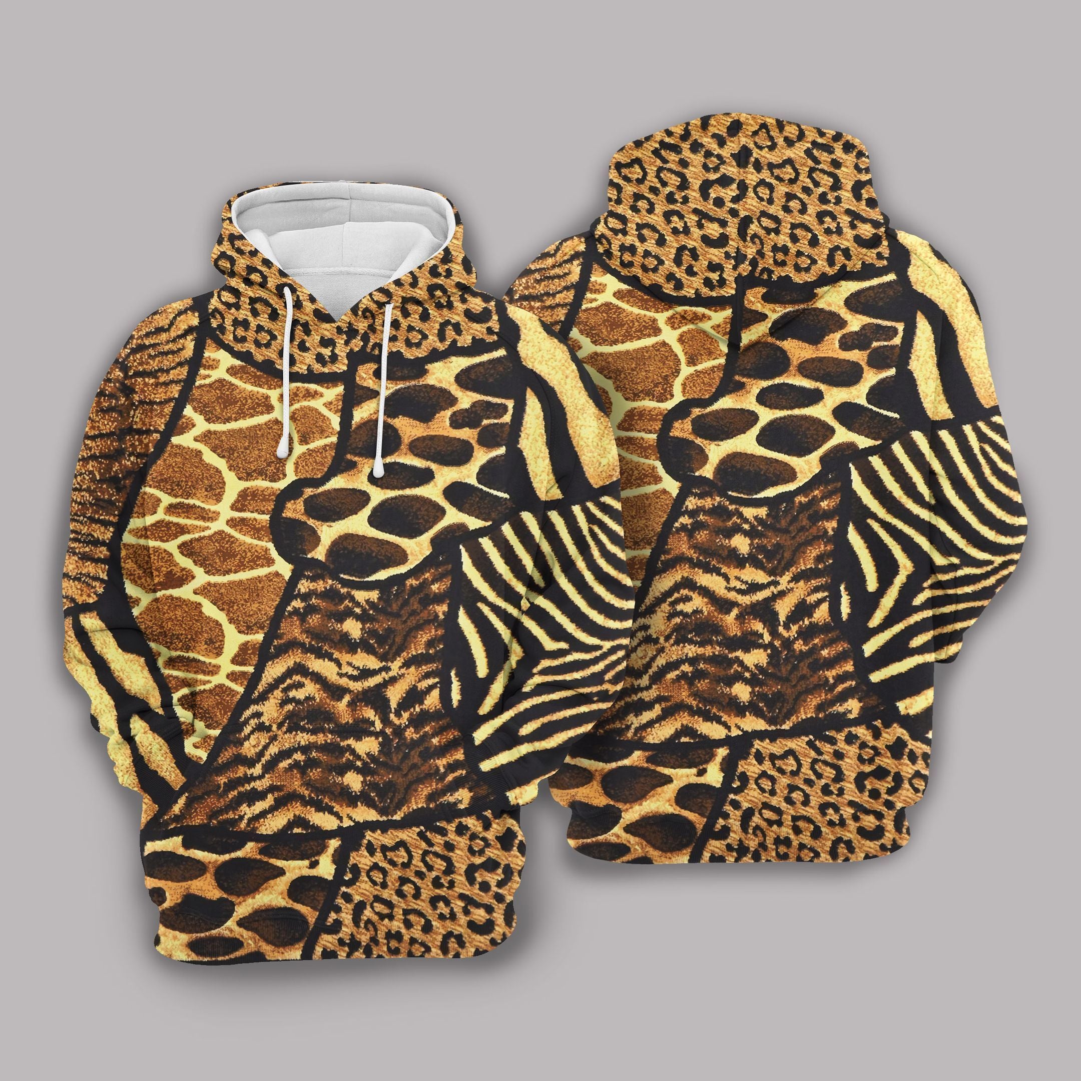 Tiger Leopard Hoodie Bt11