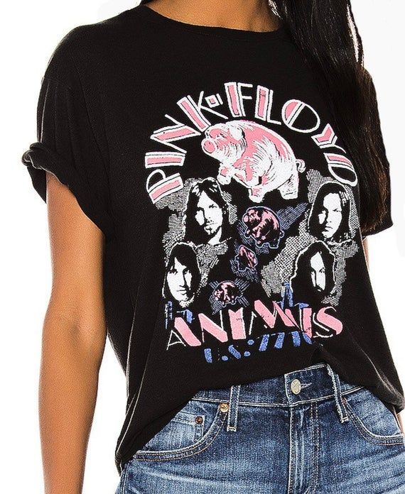 Pink Floyd Animals World Tour Shirtretro Pink Floyd Shirt