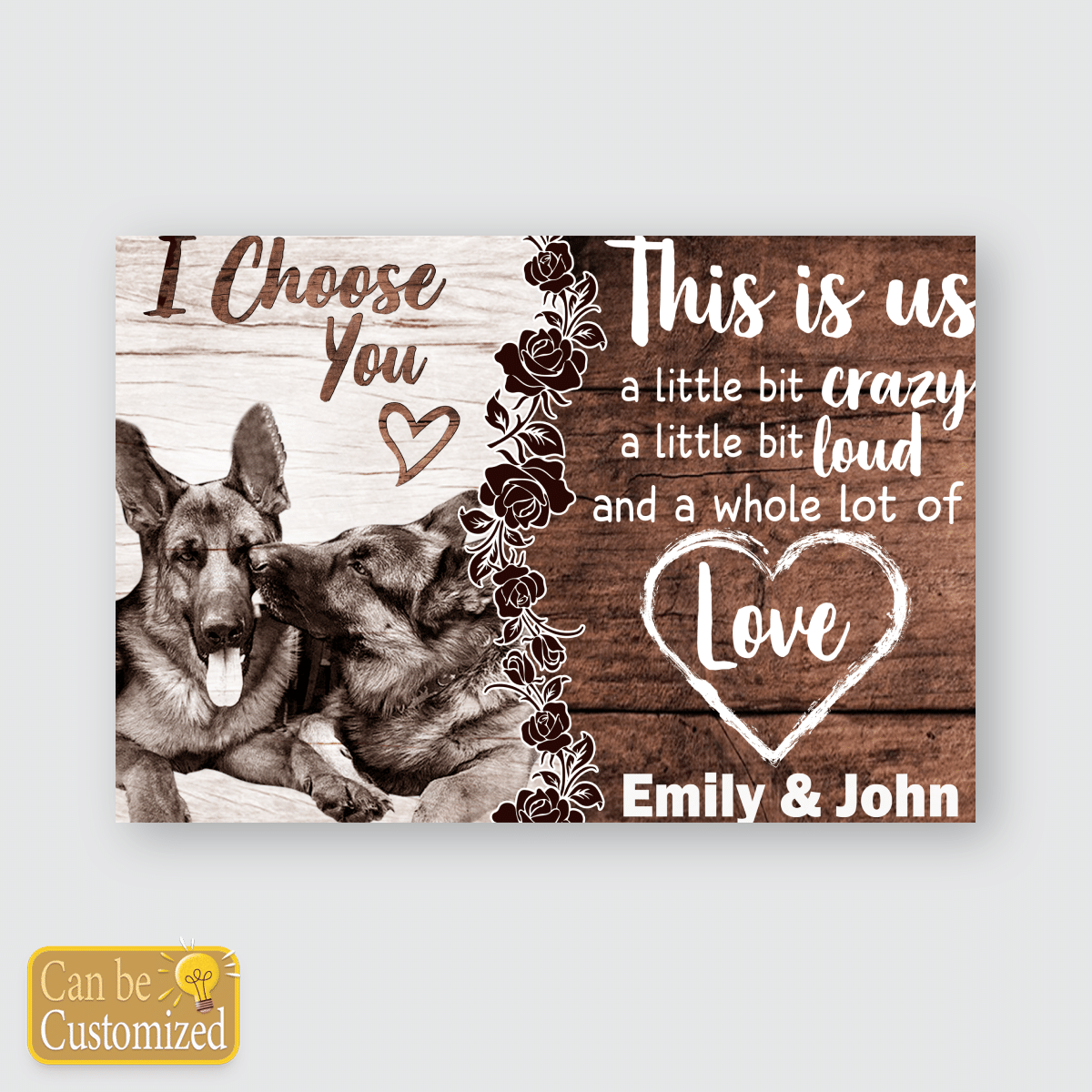GERMAN SHEPHERD – POSTER – I CHOOSE YOU