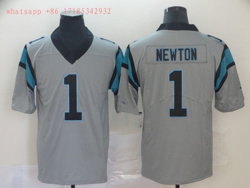 Carolina Panthers Cam Newton #1 NFL 2020 Grey Jersey Jersey