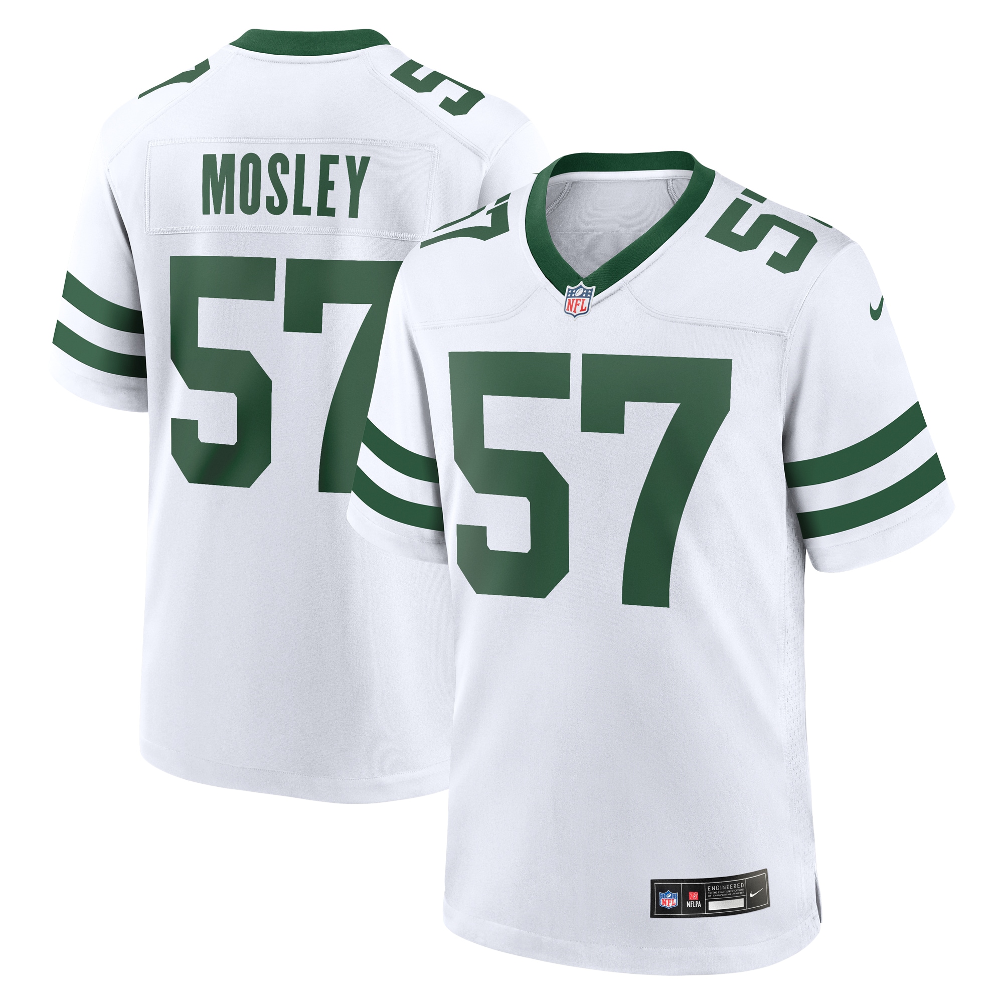 C.J. Mosley New York Jets Legacy Player Game Jersey – White