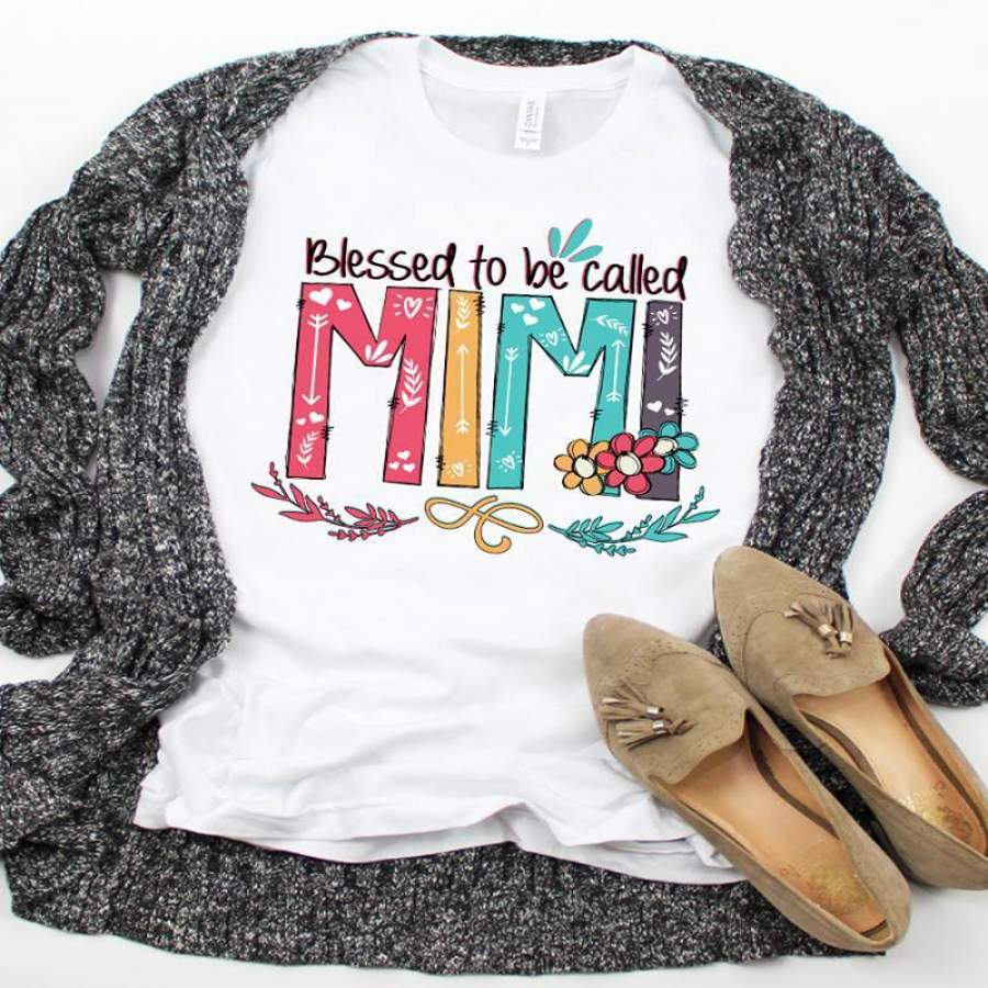 Personalized Blessed To Be Called Mimi TShirt