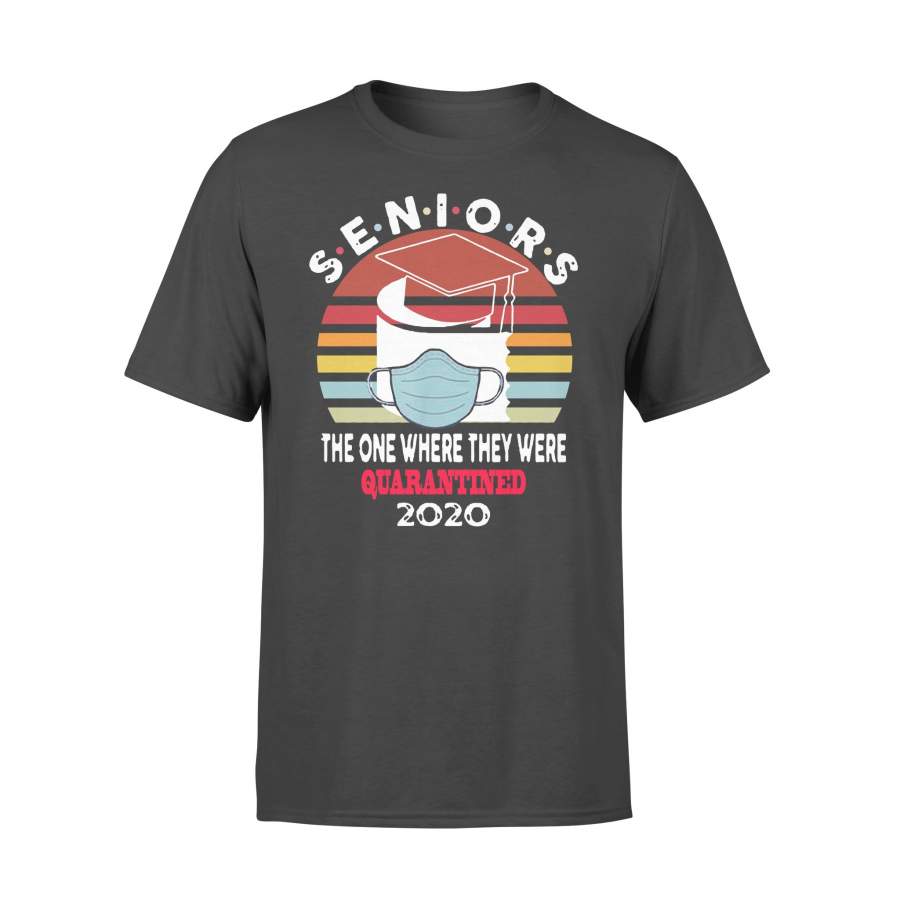 Seniors One Where They Were Quarantine-D 2020 Vintage Shirt