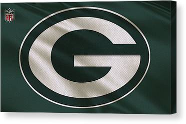 9 Green Bay Packers Uniform Joe Hamilton Canvas Print