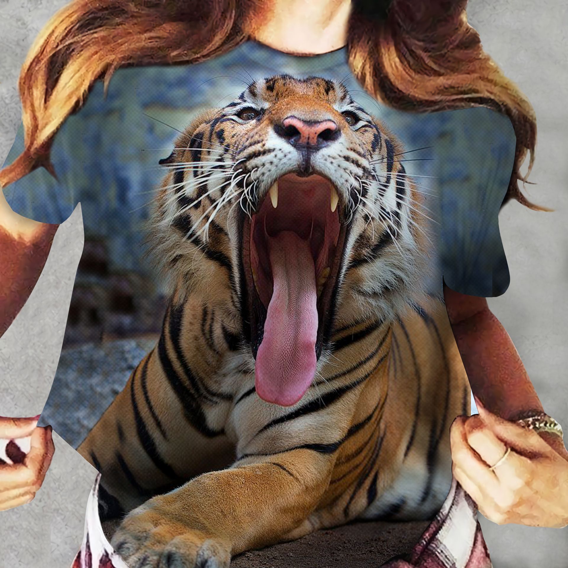 Tiger Ver01 Dadj220721Lcta Unisex 3D T-Shirt All Over Print