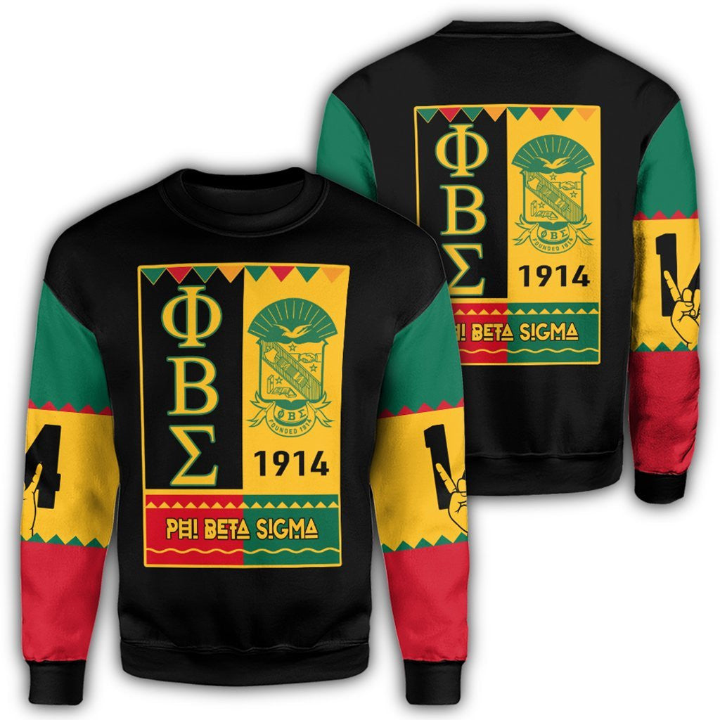 Fraternity Sweatshirt – Phi Beta Sigma Black History Month Sweatshirt