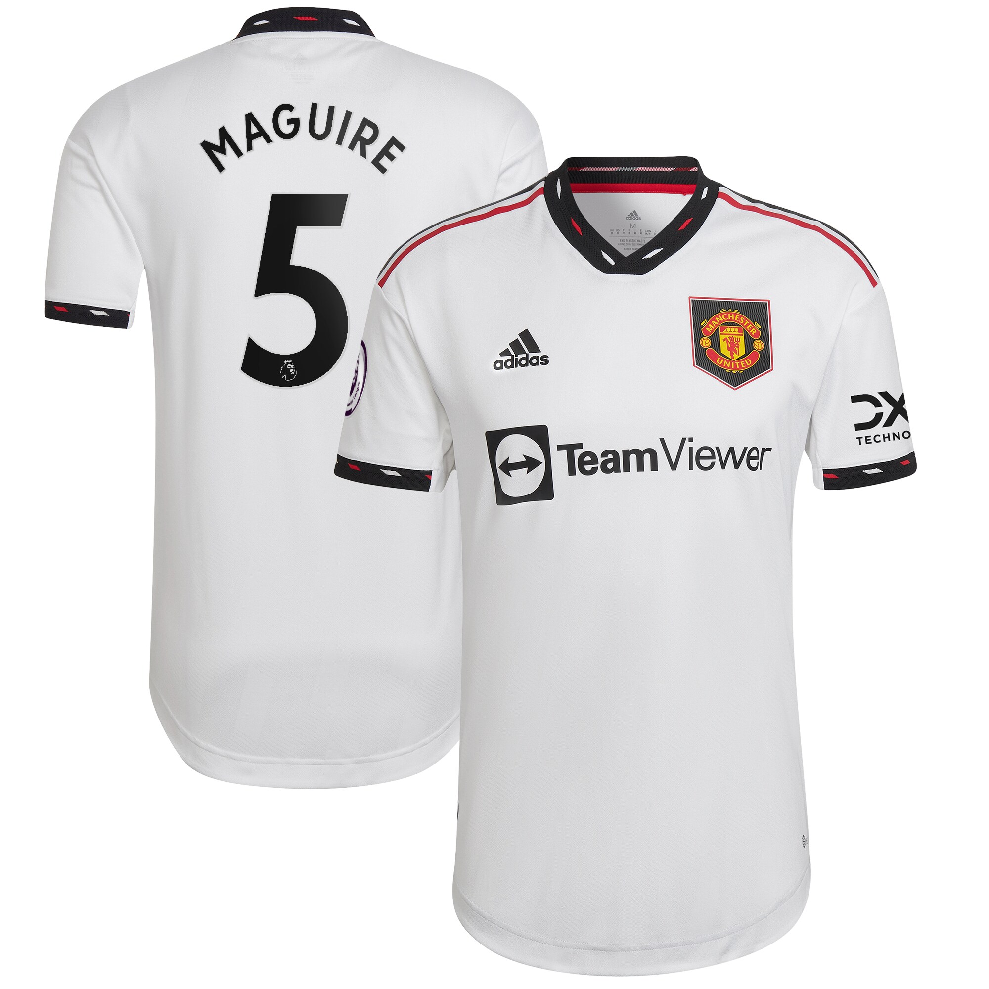 Harry Maguire Manchester United 2022/23 Away Authentic Player Jersey – White