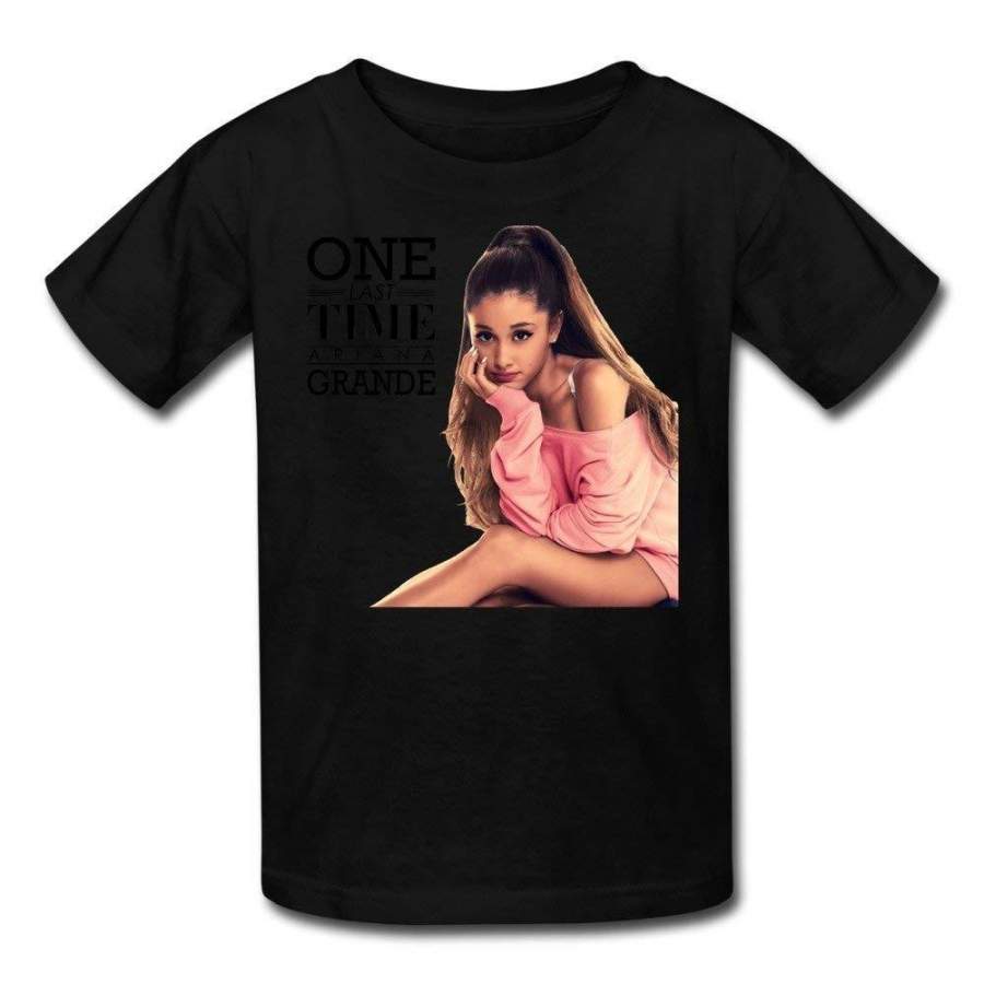 Ariana Grande One Last Time My Everything Black T-Shirt Size S-3Xl