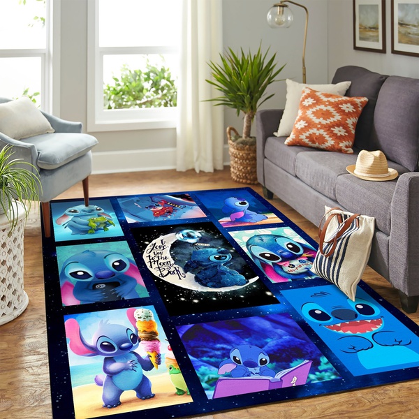 Stitch 3d Carpet Area Rug – Home Decor – Bedroom Living Room Décor 31FCE5