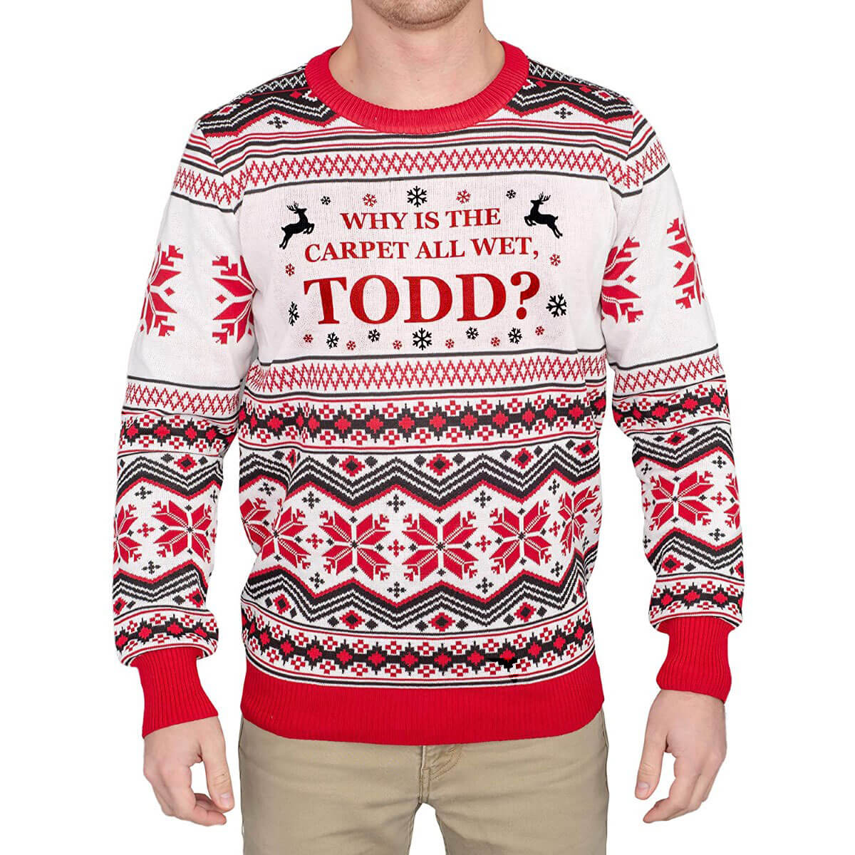 Why Is The Carpet All Wet, Todd? Ugly Sweater