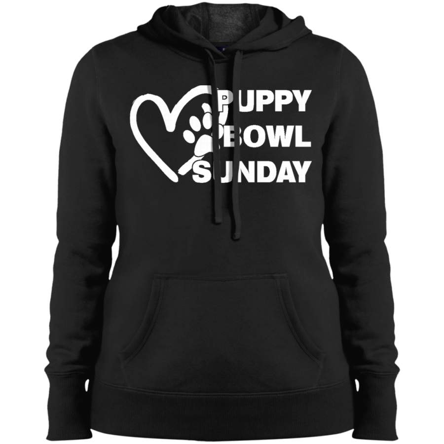 AGR Puppy Bowl Sunday Ladies’ Pullover Hooded Sweatshirt