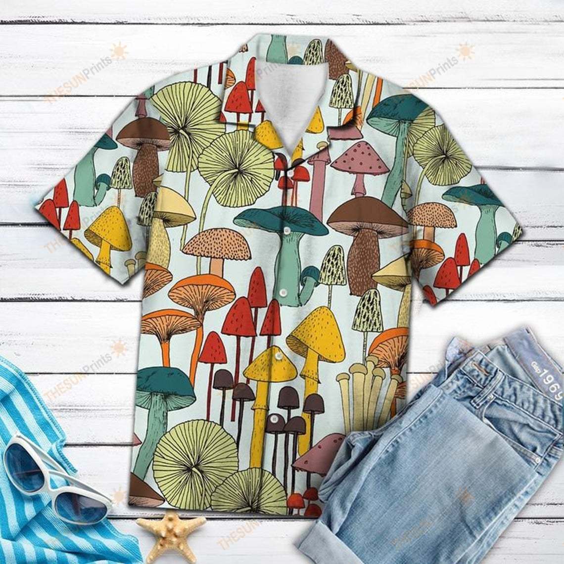 Mushrooms Hawaiian Shirt 002068 Ha5105