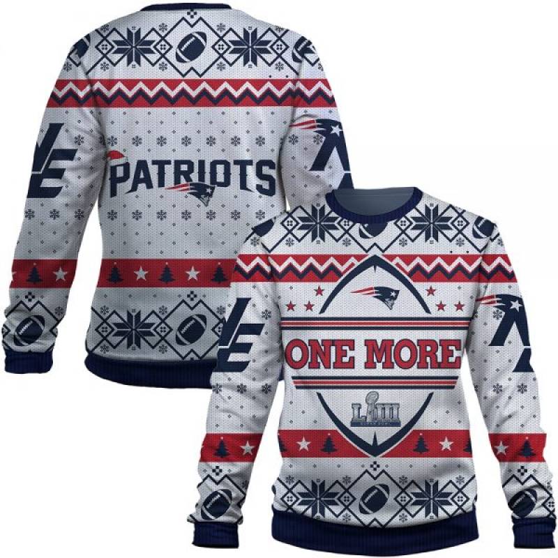 Xmas New England Patriots One More Ugly Sweatshirt