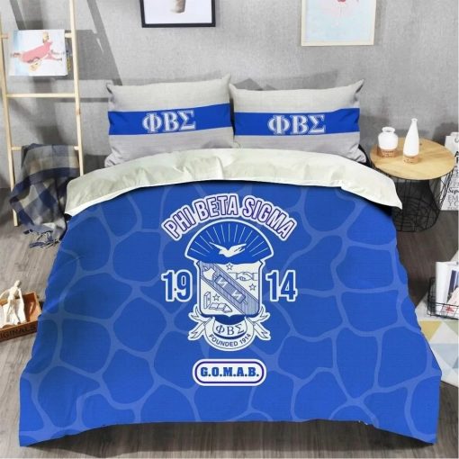 Black Greek – Phi Beta Sigma Founded 1914 Gomab 3D Bedding Set