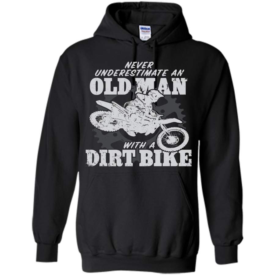 Never Underestimate an Old Man with a Dirt Bike t-shirt MX cool shirt