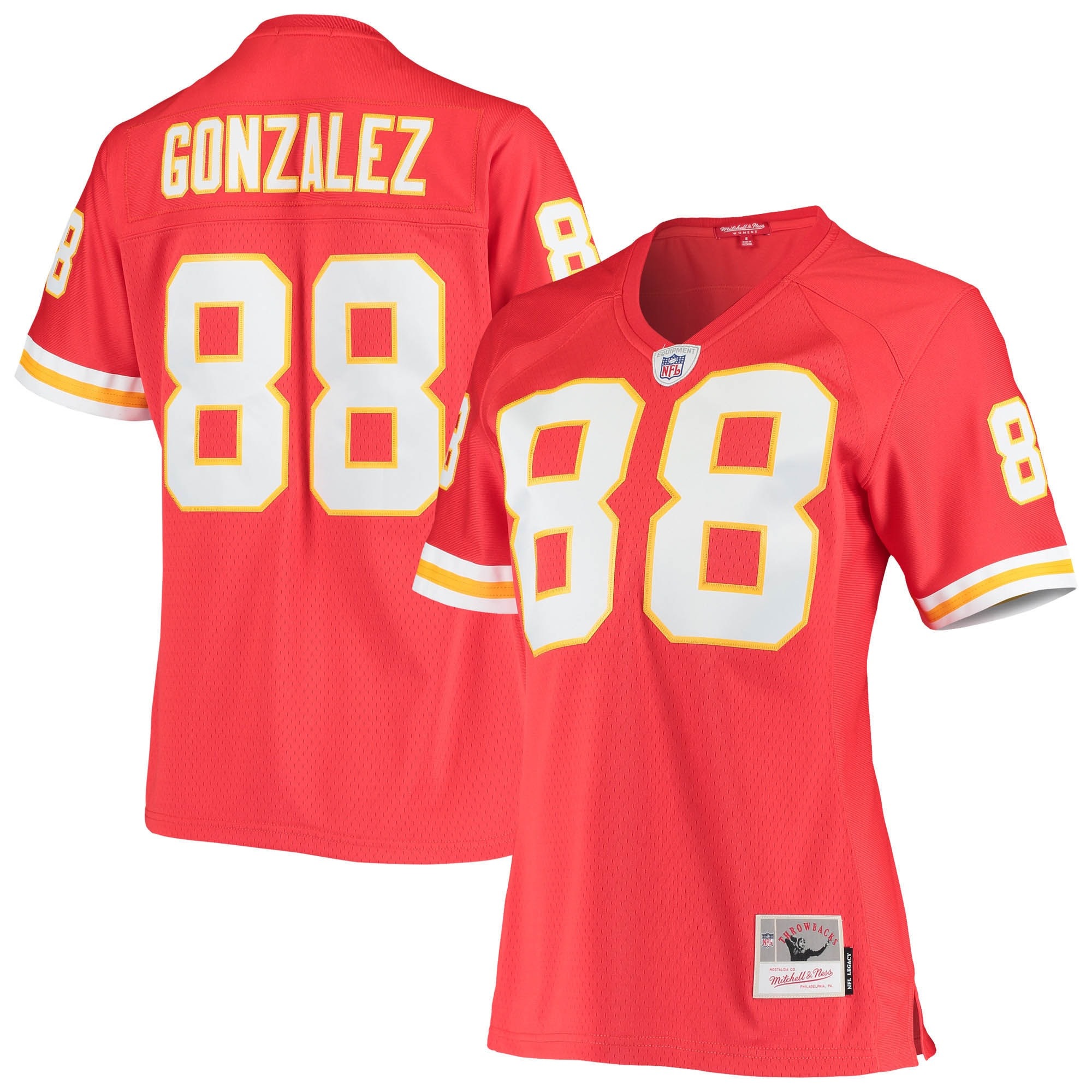 Tony Gonzalez Kansas City Chiefs Mitchell & Ness Womens Legacy Replica Team Jersey – Red NFL