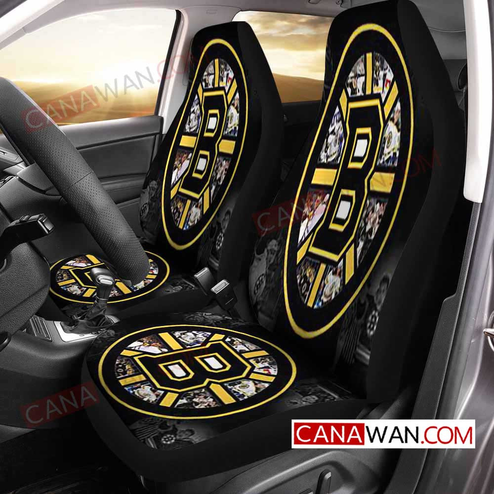 Boston Bruins Style751 3D Customized Personalized Car Seat Cover