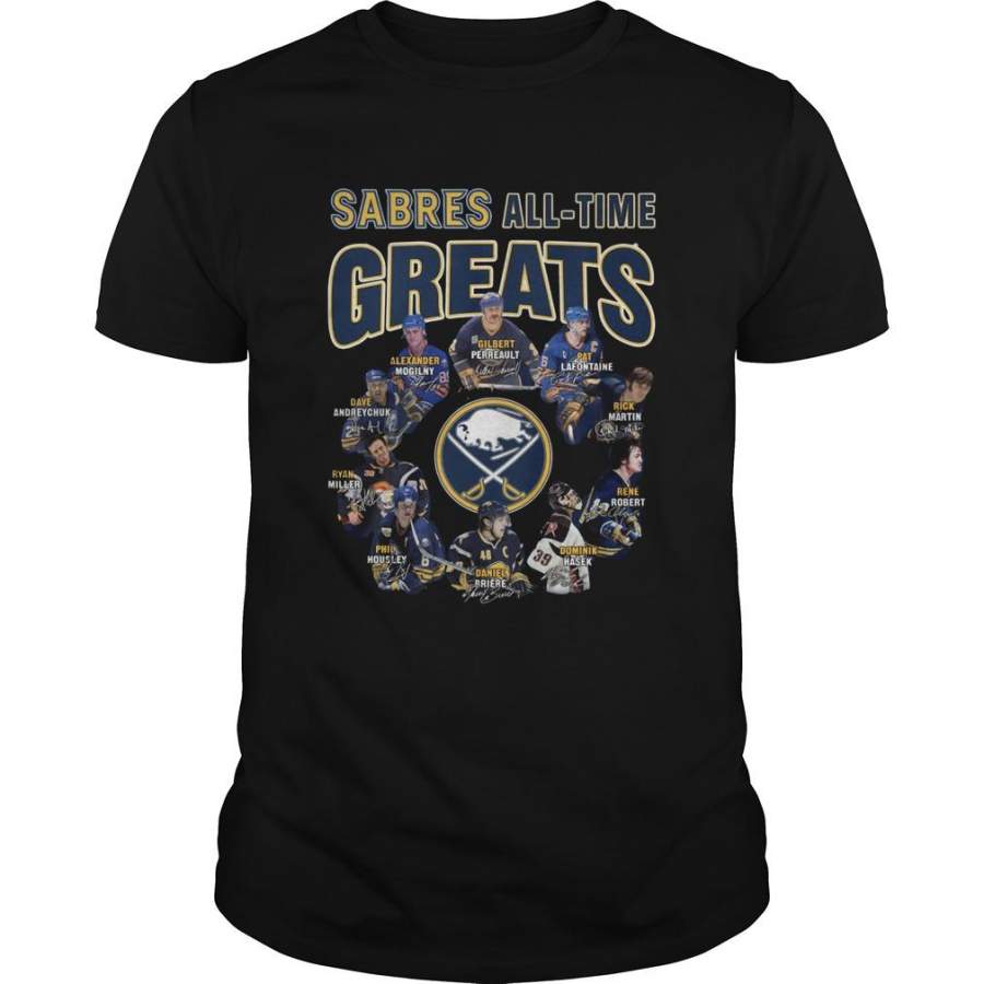 Buffalo Sabres Alltime Greats Players Signatures shirt By Vevotee Store