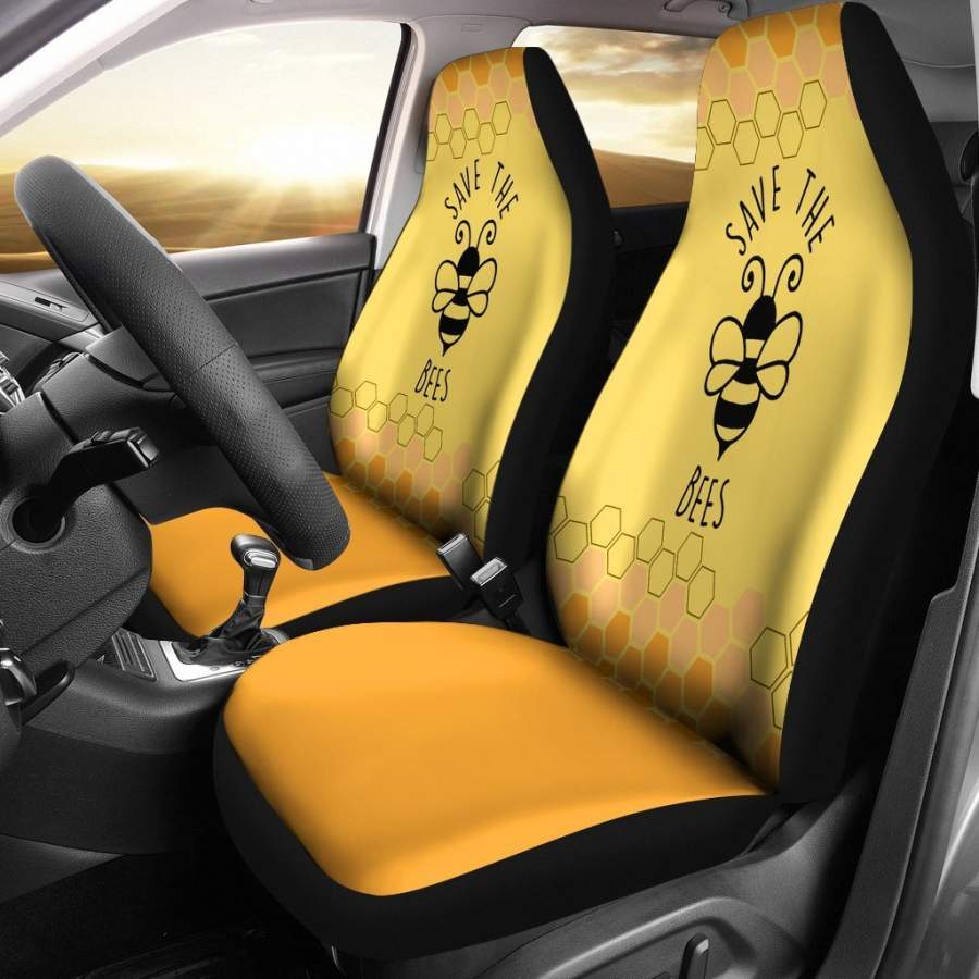 Save The Bees Animal Car Seat Covers