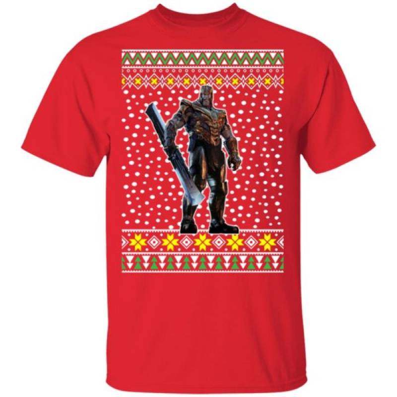 Thanos Ugly Christmas Sweater Hoodie Shirt