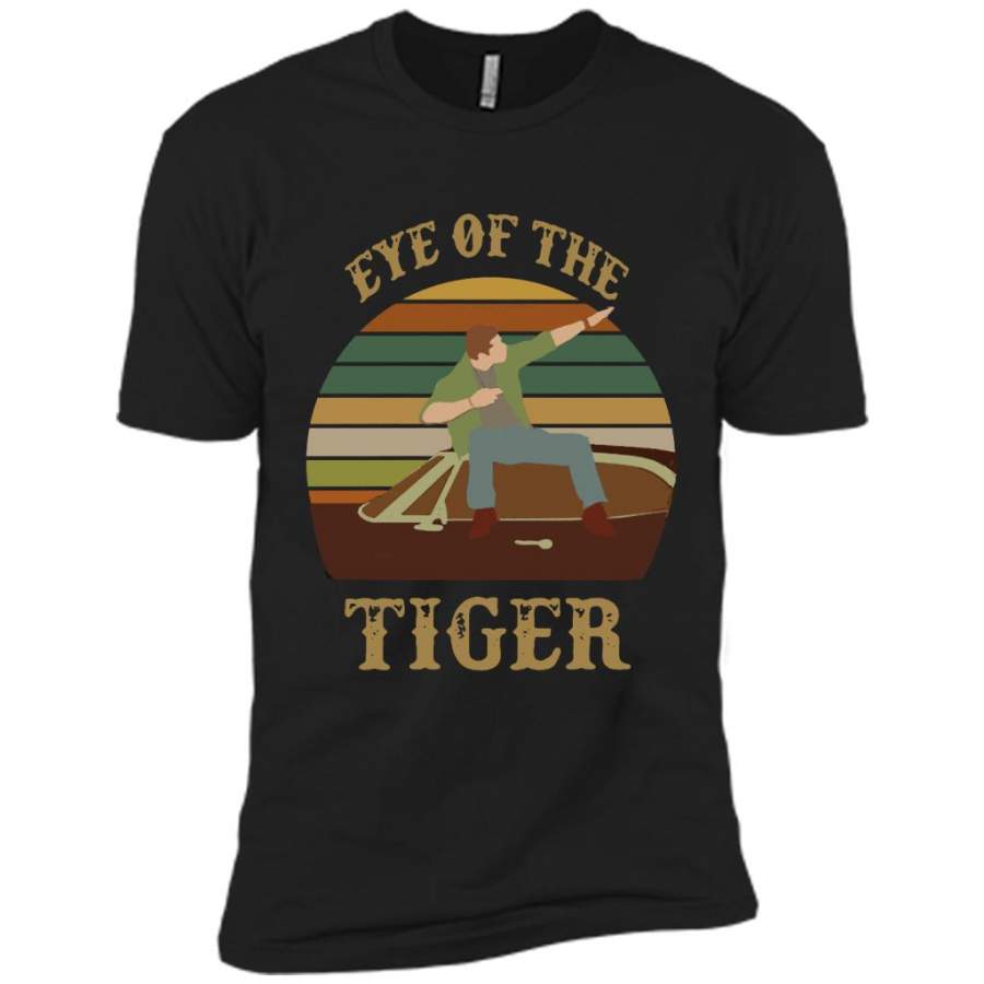 Eye Of The Tiger Classic Vintage Retro – Canvas Unisex USA Shirt