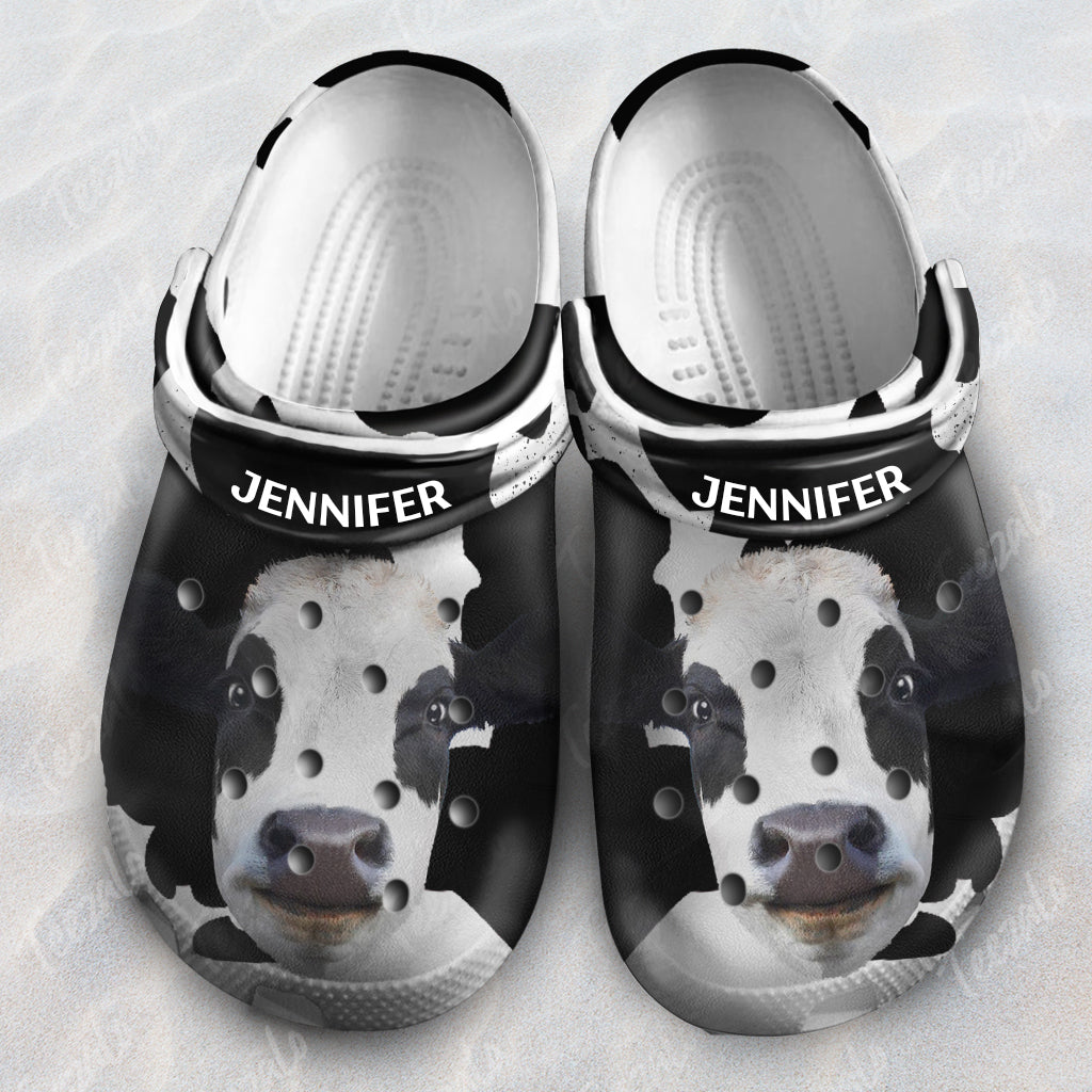 Cow Face Personalized Clogs Shoes – Justbeperfect Shop