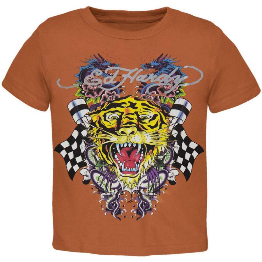 Ed Hardy – Silver Tiger Roar Juvy T-Shirt