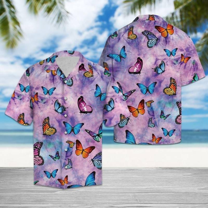 Artsyhomes Colorful Butterfly Hawaiian Ha102187