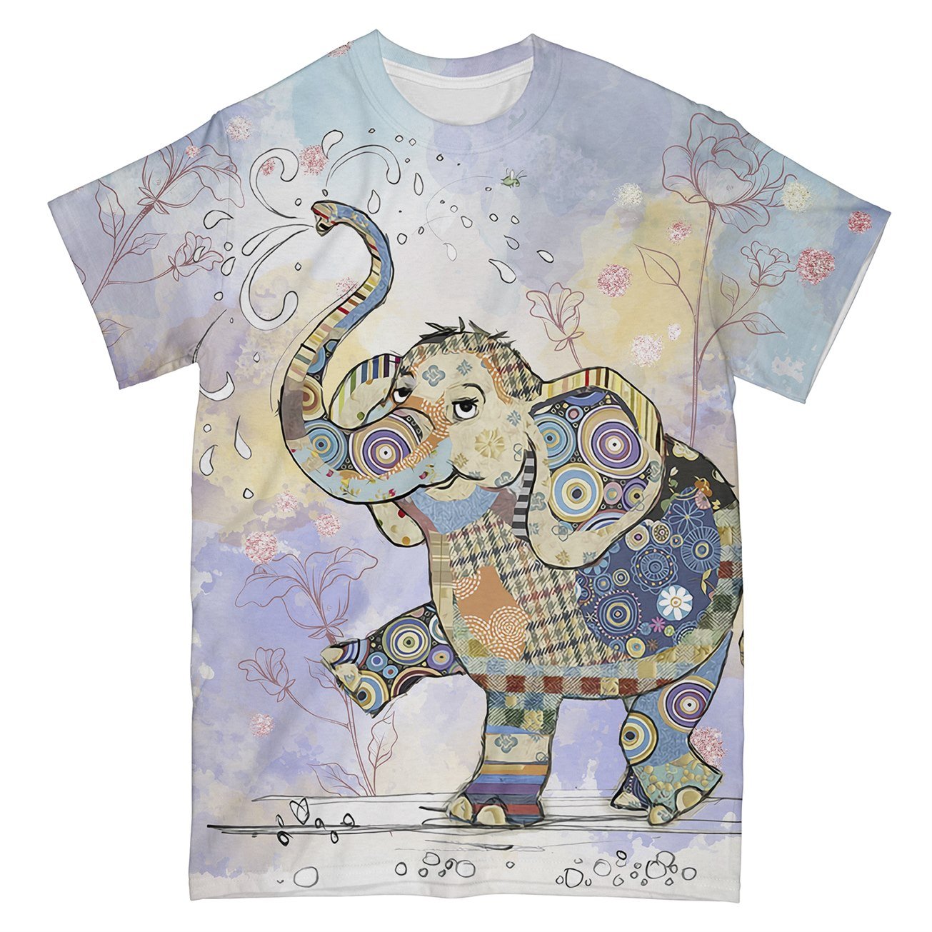 Bright Funny Elephant For Lovely Person Ez05 1103 All Over T-Shirt