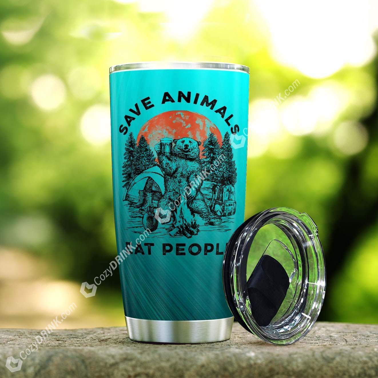 Save Animals Eat People Tumbler V99H9 HHC01011323 HHC01011323