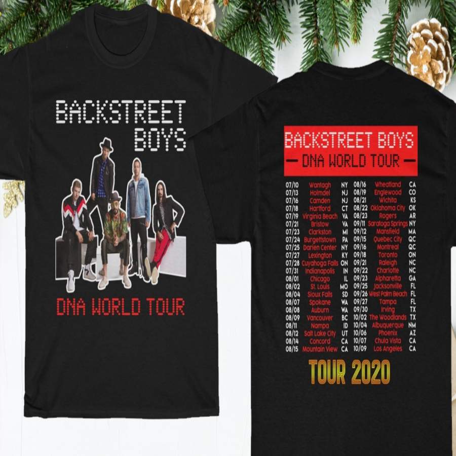 Backstreet Boys Shirt DNA World Tour 2020..T-Shirt