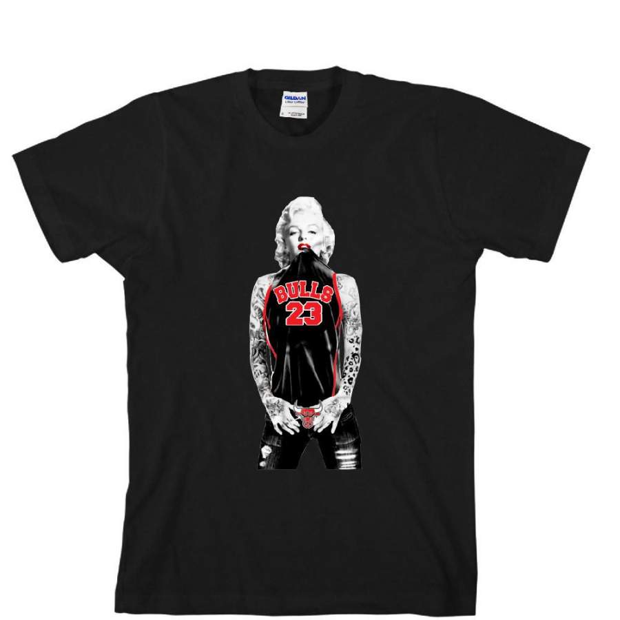 Marilyn Monroe Chicago Bulls Full Unisex T-shirt Sports Clothing