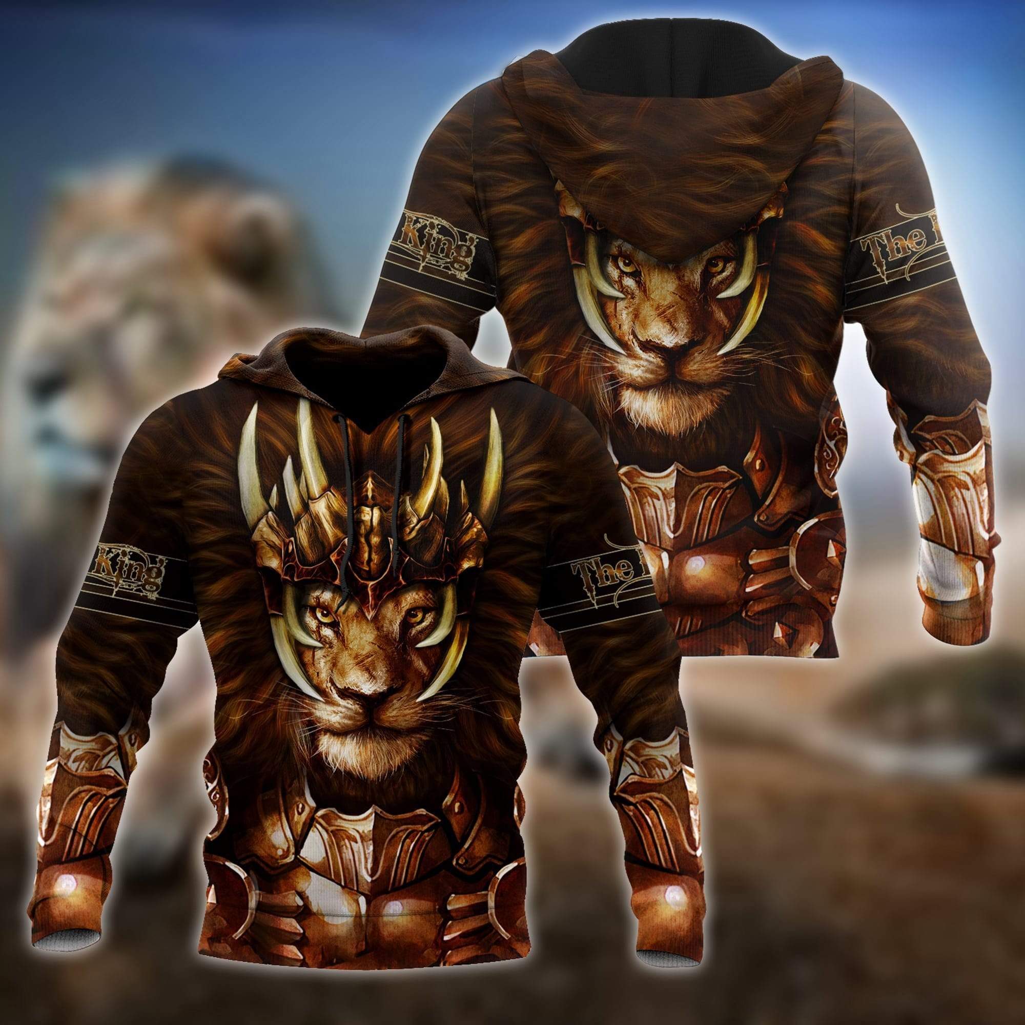 The King Lion Amor Hoodie 3D #Va