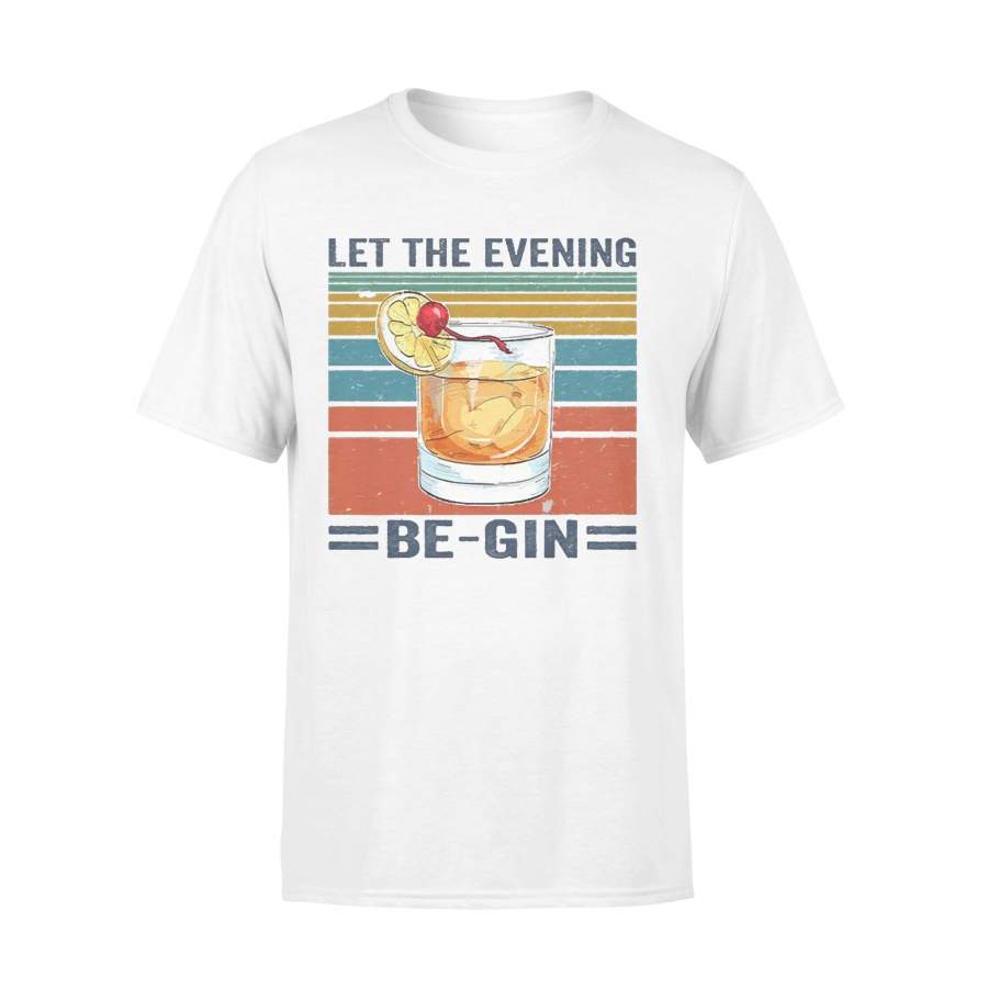 Let The Evening Be Gin Vintage T-shirt