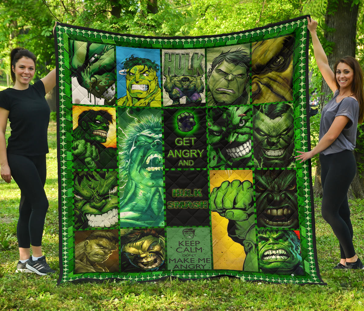 Hulk Swamp Thing Premium Quilt Blanket Movie Home Decor Custom For Fans Nt041404