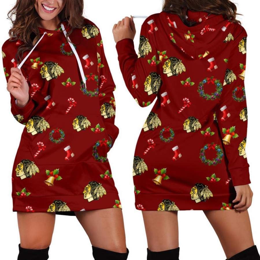 Chicago Blackhawks Women’s Hoodie Dress