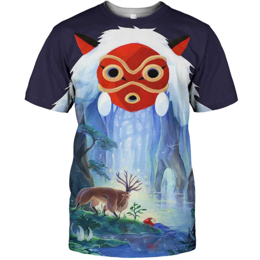 3D All Over Print Mononoke 20 Shirt