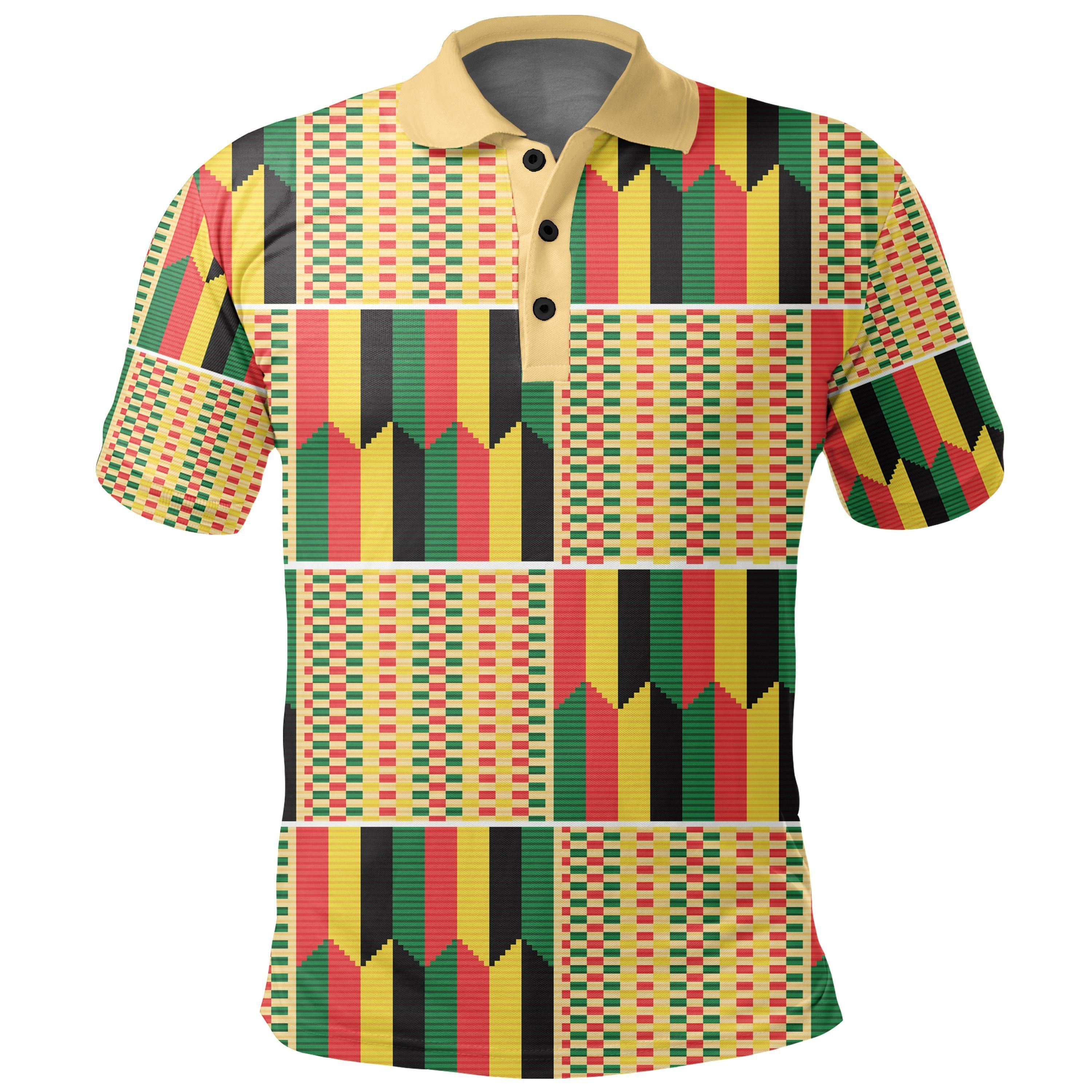 Kente Light Concept Polo Shirt