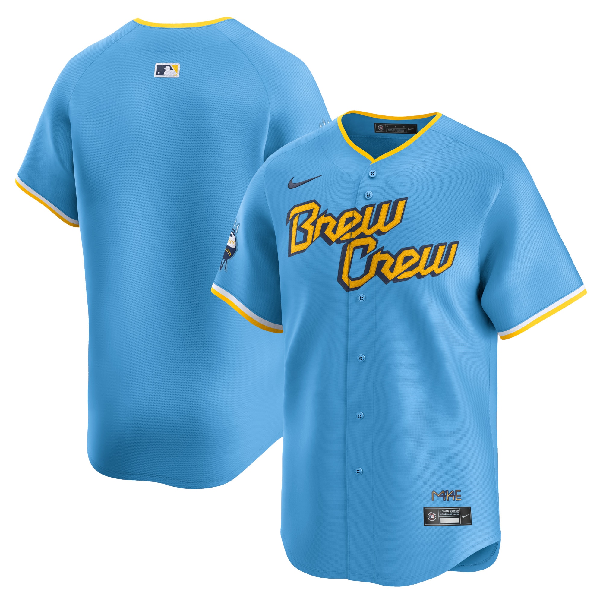 Milwaukee Brewers City Connect Limited Jersey – Powder Blue