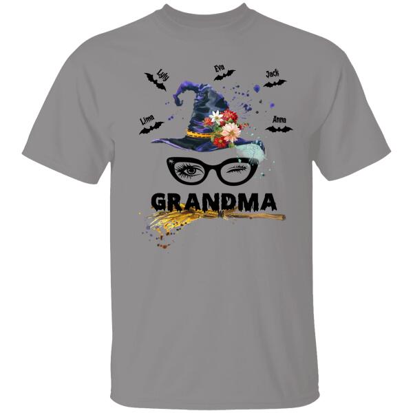 Grandma Halloween Personalized T-Shirt Special Gift For Mama Mom Grandmother