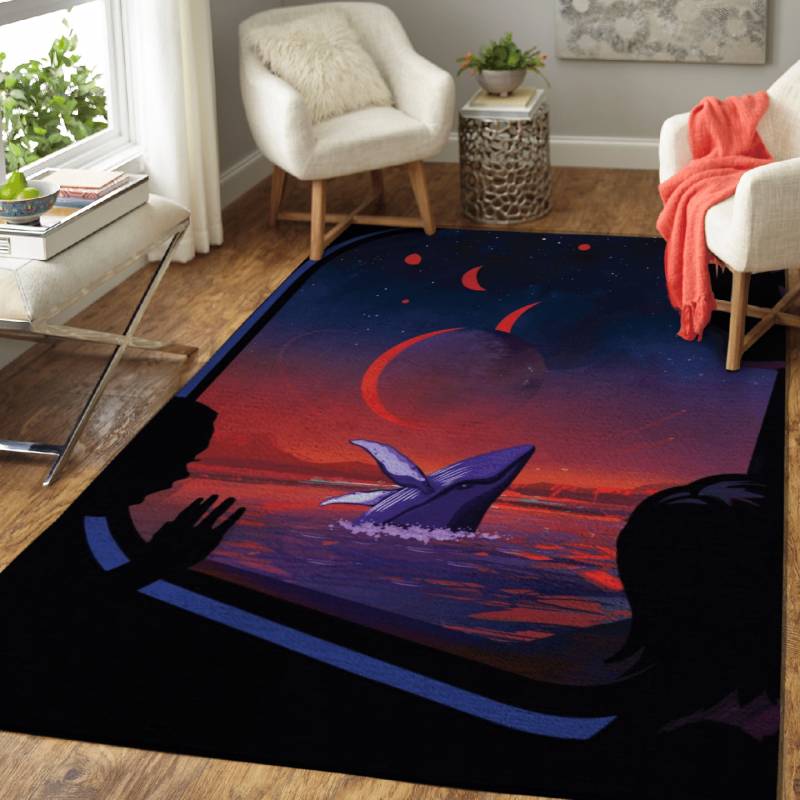 Space Whale – Scifi Area Rug Carpet