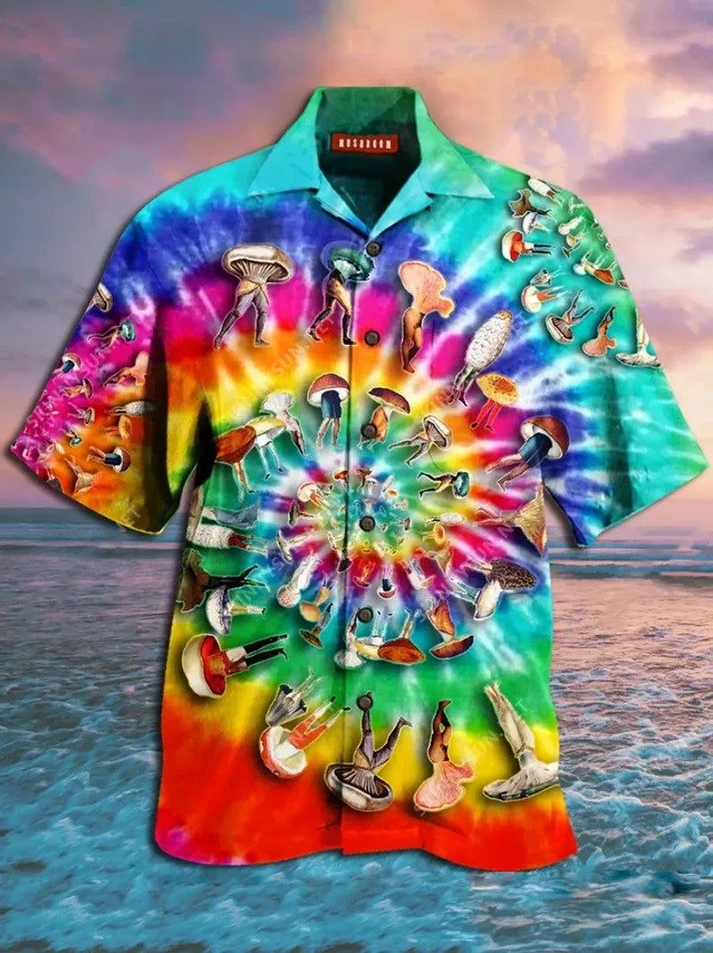 Mushroom Multicolor Amazing Design Hawaii Shirt Ha79838