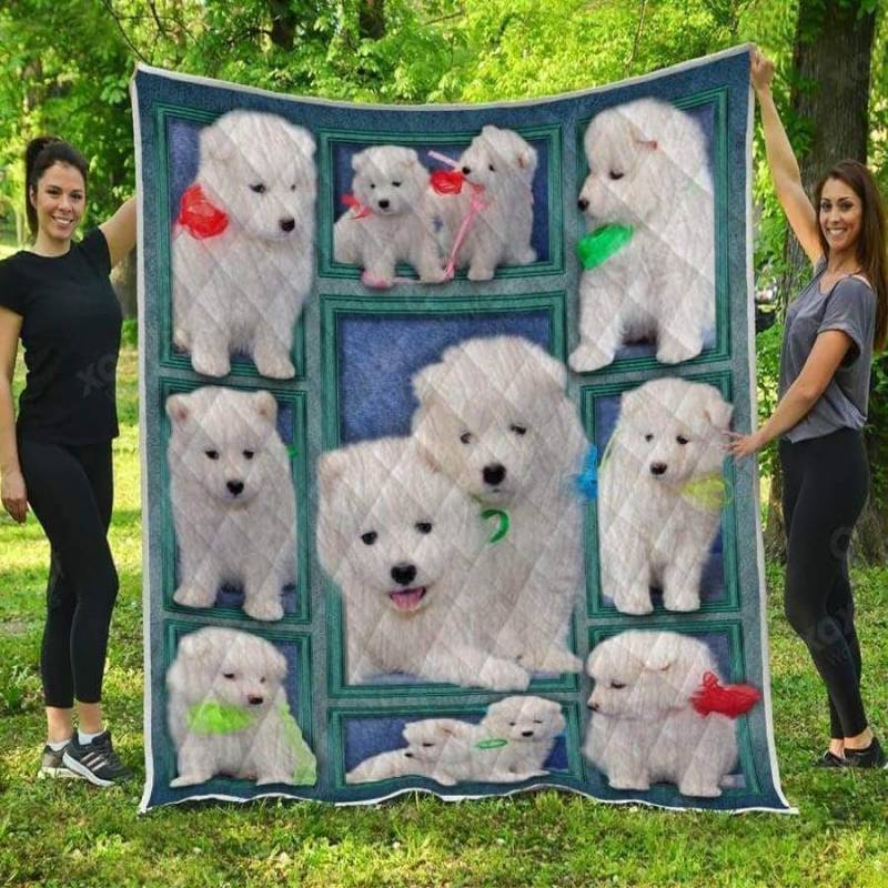 Samoyed Puppy Quilt