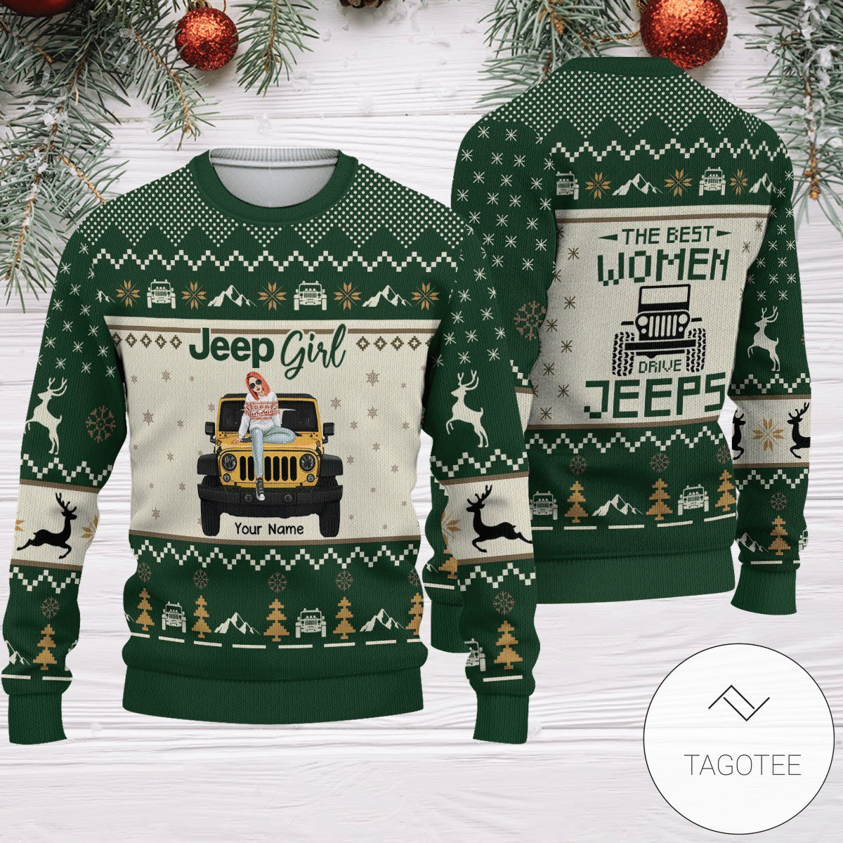 Hobby Personalized Jeep Girl The Best Women Drive Jeeps Ugly Christmas Sweater Lt11