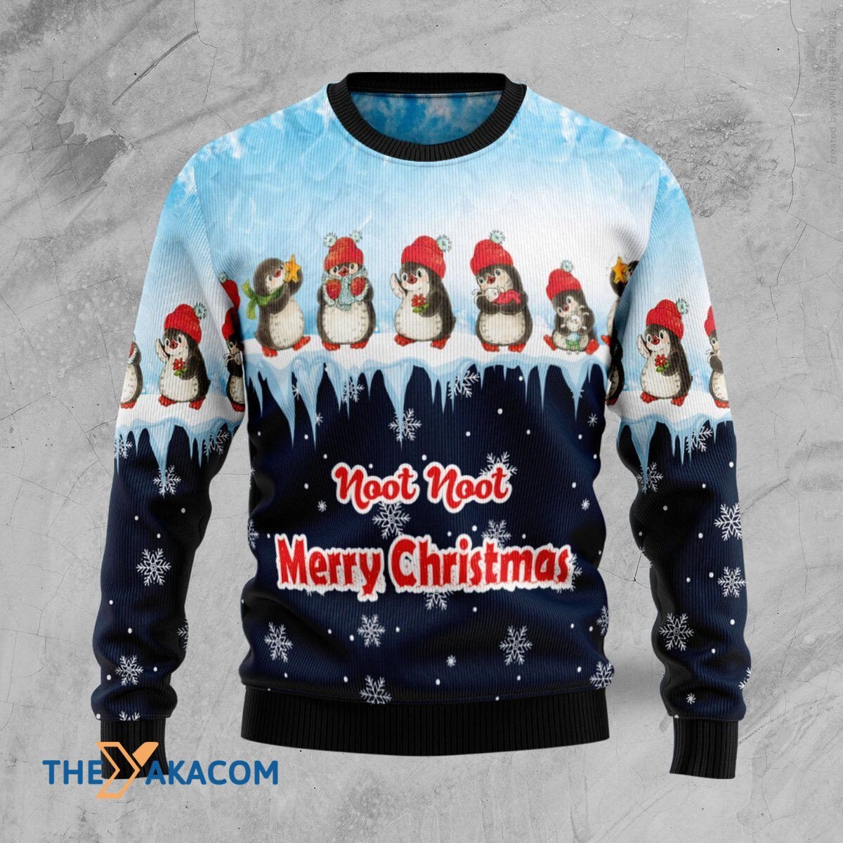 Merry Xmas Penguin Hang Out Awesome Gift For Christmas Ugly Christmas Sweater