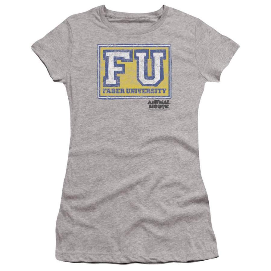 Animal House – Faber University Premium Bella Junior Girls Sheer Jersey T-Shirt