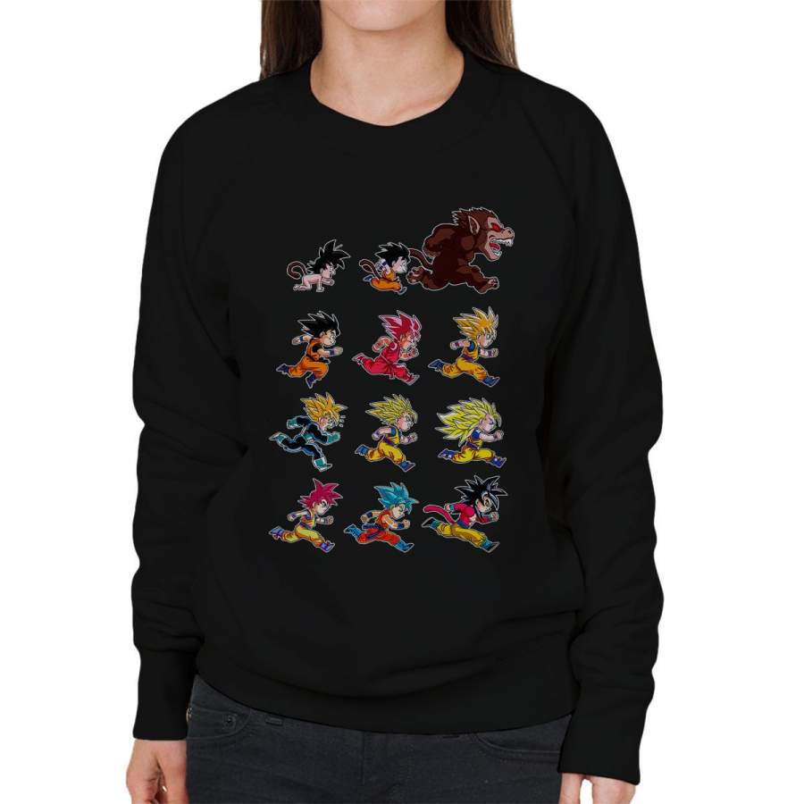 Dragon Ball Evolutions Of King Monkey Women’s Sweatshirt