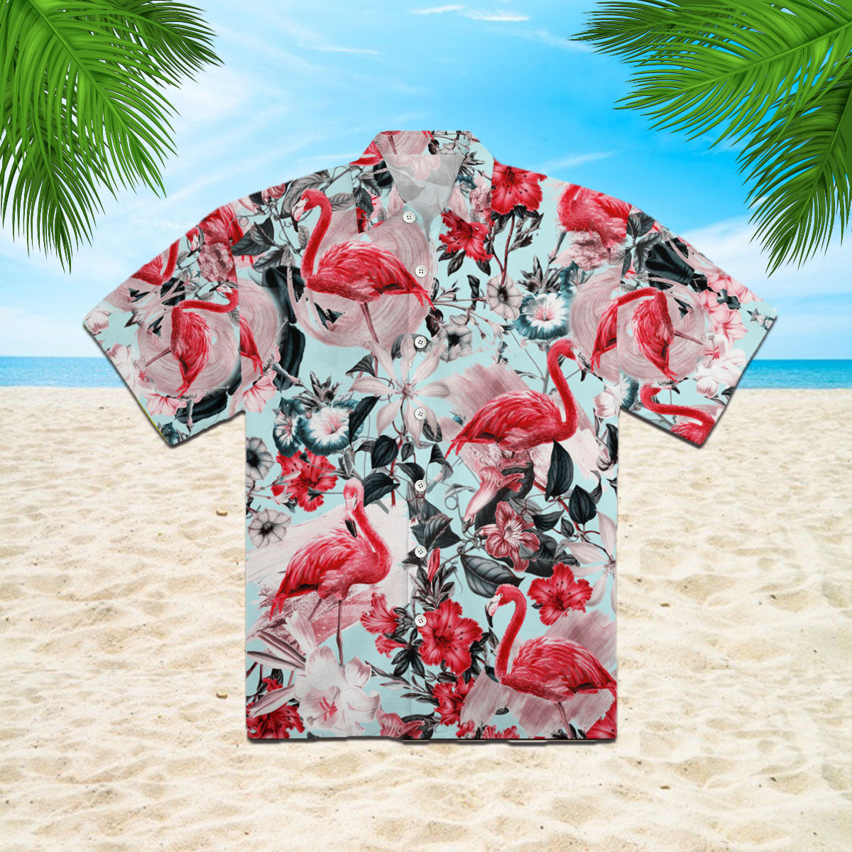 Oragontee Flamingo Hawaii Shirt For Men Women Adult Ha62622